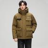 SNOWFLYING Men's Hooded Workwear Down Jacket