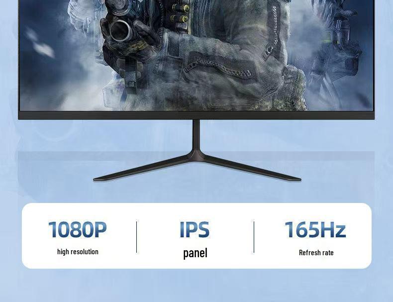 New 27-inch 2K 144Hz Curved Gaming Monitor - Ultra-Thin Bezel-Less Design