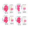 Bowknot Baking Molds Bow Number Silicone Mould Handmade Epoxy Resin Casting Molds DIY Cake Chocolate Decorating Tool