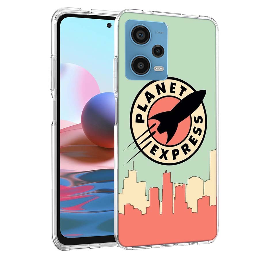 

Futurama Planet Express Phone Case For Redmi Note 13 12 14 15 Pro Plus 13R 11 11T 11E 11S 10 Pro 10S 9 9S Cover Cell Clear TPU C Redmi Note 10(10S)4G