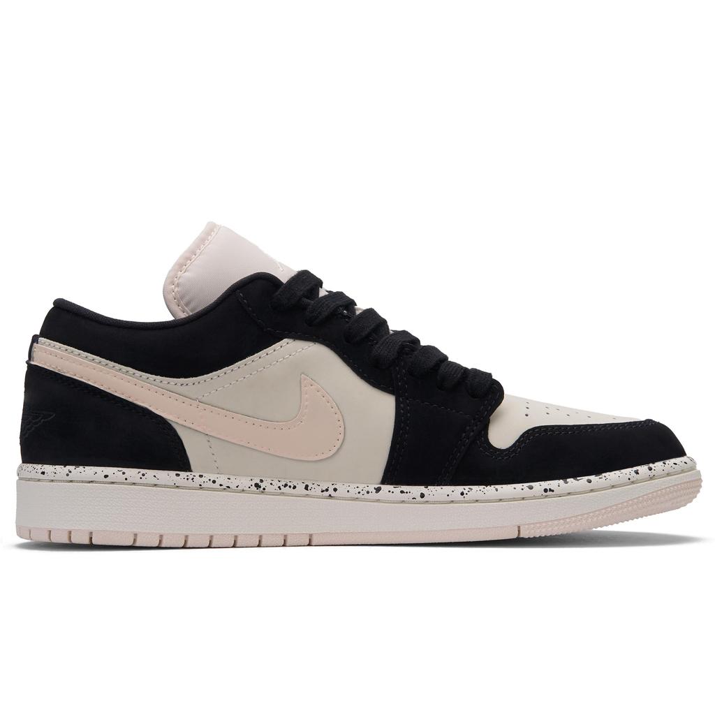 Jordan Air Jordan 1 Out Of Control Peach Low top Vintage Basketball Shoes Unisex Black Pink DC0774-003(Team990-)