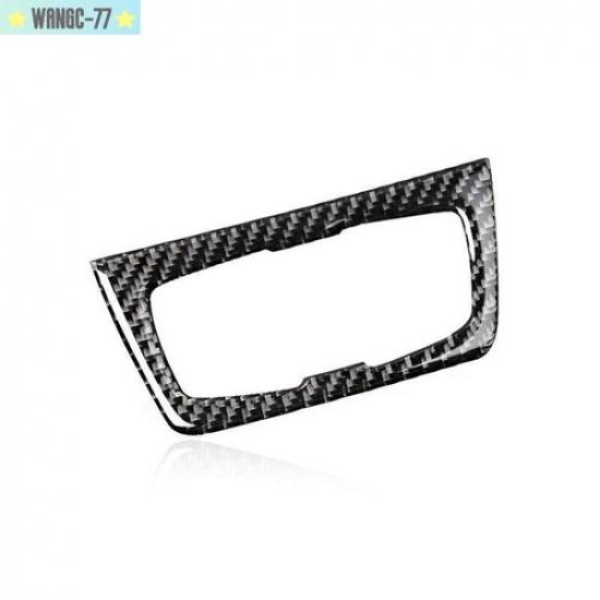 Real Carbon Fiber Sports Style Car Front Light Switch Cover For BMW M3 F30 F80