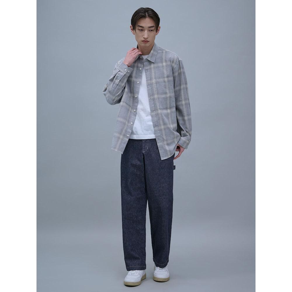 SHIFT.G Mallet Raw Denim Pants Navy