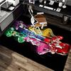 1pc Power Rangers Anime Cartoon Design Office Chair Mat Non-Slip Carpet for Home Decor, Living Room, Bedroom, Game Room - Perfect Gift for Fans.T089