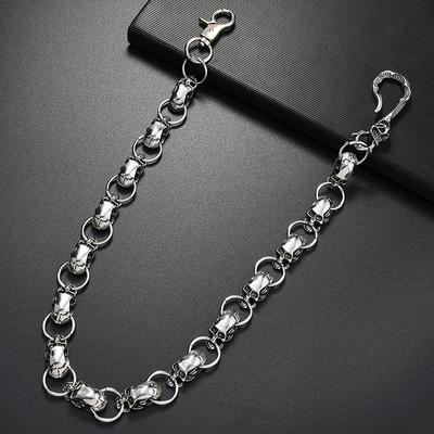 Gothic Punk Skeleton Waist Chain For Women Men Hip-Hop Rock Waist Chain Metal Pant Chain  Jeans Decoration Chain Gifts