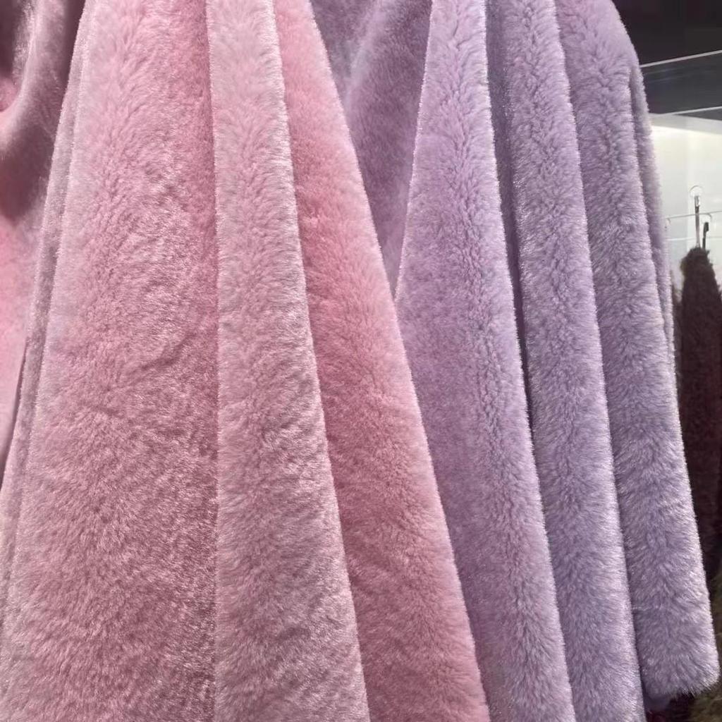 Nana Bear Plush High-Density Skin-Friendly Autumn/Winter Coats & Jackets Fabric