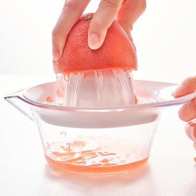 Citrusinių vaisių ir citrinų sulčiaspaudė, rankinis, rankinis, su matavimo puodeliu ir trintuve, taupantis vietos virtuvės įrankis sultims, česnakams, kiaušinių tryniams, atskirti