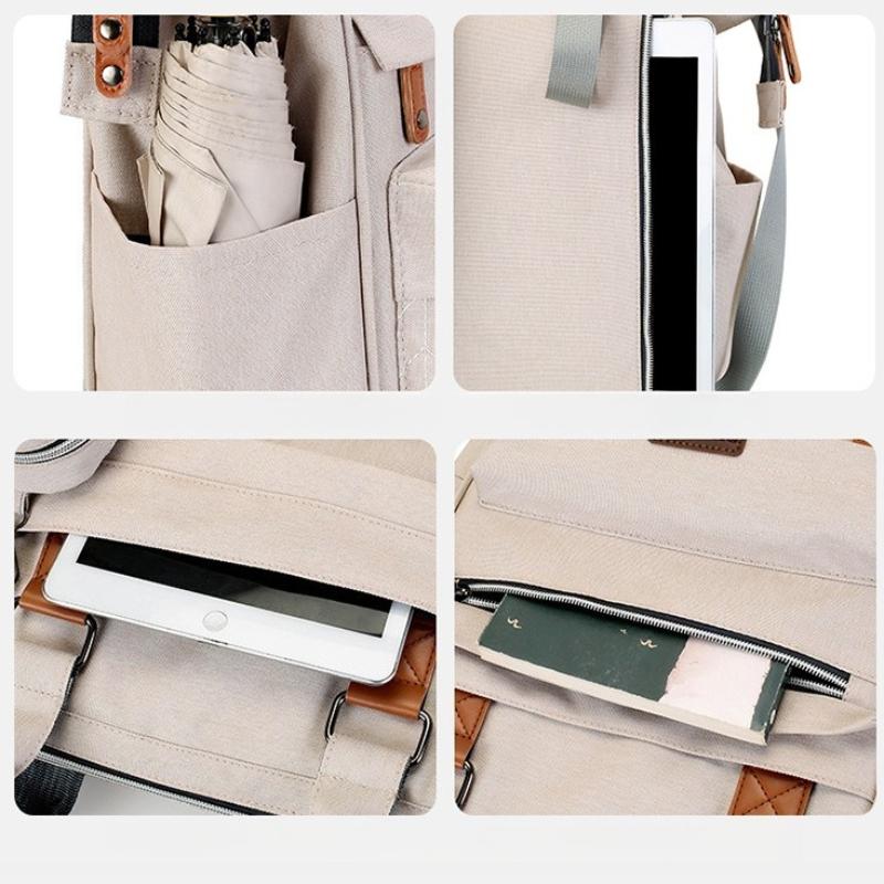 Outdoor Waterproof Nylon Mommy Bag Backpack Lightweight Handheld Stroller Hanging Bag Large Capacity Multifunctional Mother and Baby Travel Bag