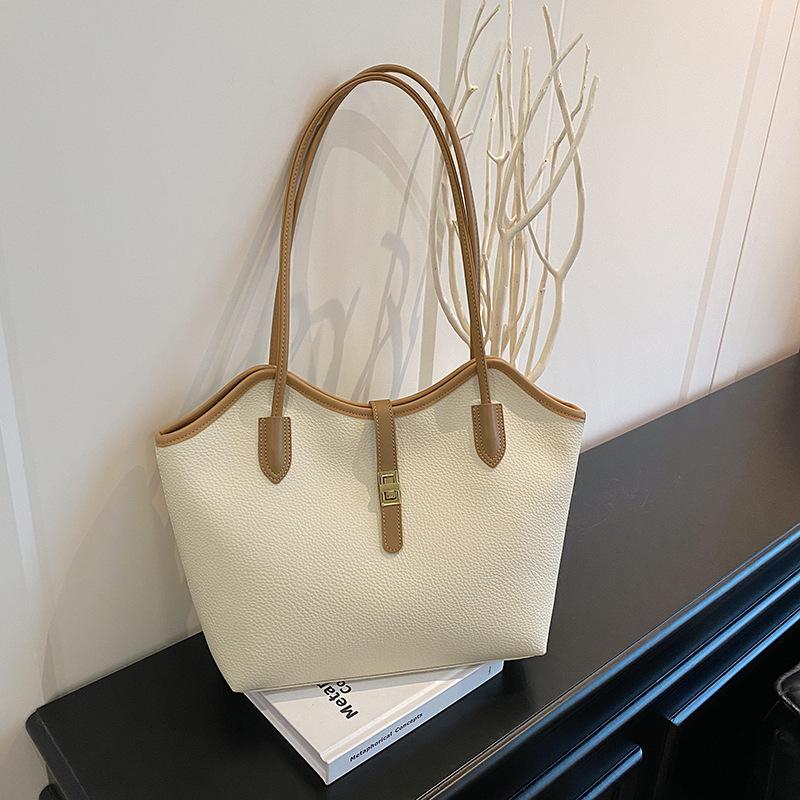 New summer large-capacity bag commuter premium light luxury tote bag shoulder bag women's bag