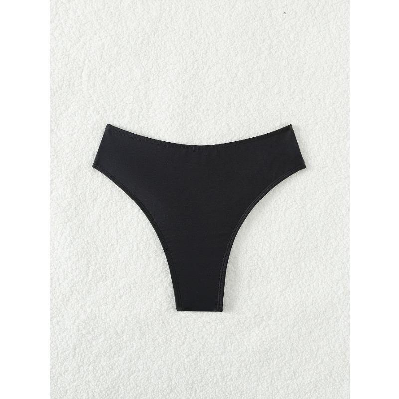 

Новый сексуальный купальник с низкой посадкой, базовый, мятый, купальник для женщин XL