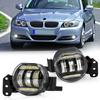 Ansamblu Lampă de Ceață pentru Faruri Auto Pentru BMW E46 E60 E61 2003 2004 2005 2006 2007 2008 LED Ochi de Înger Halogen Bara Față Far 12V