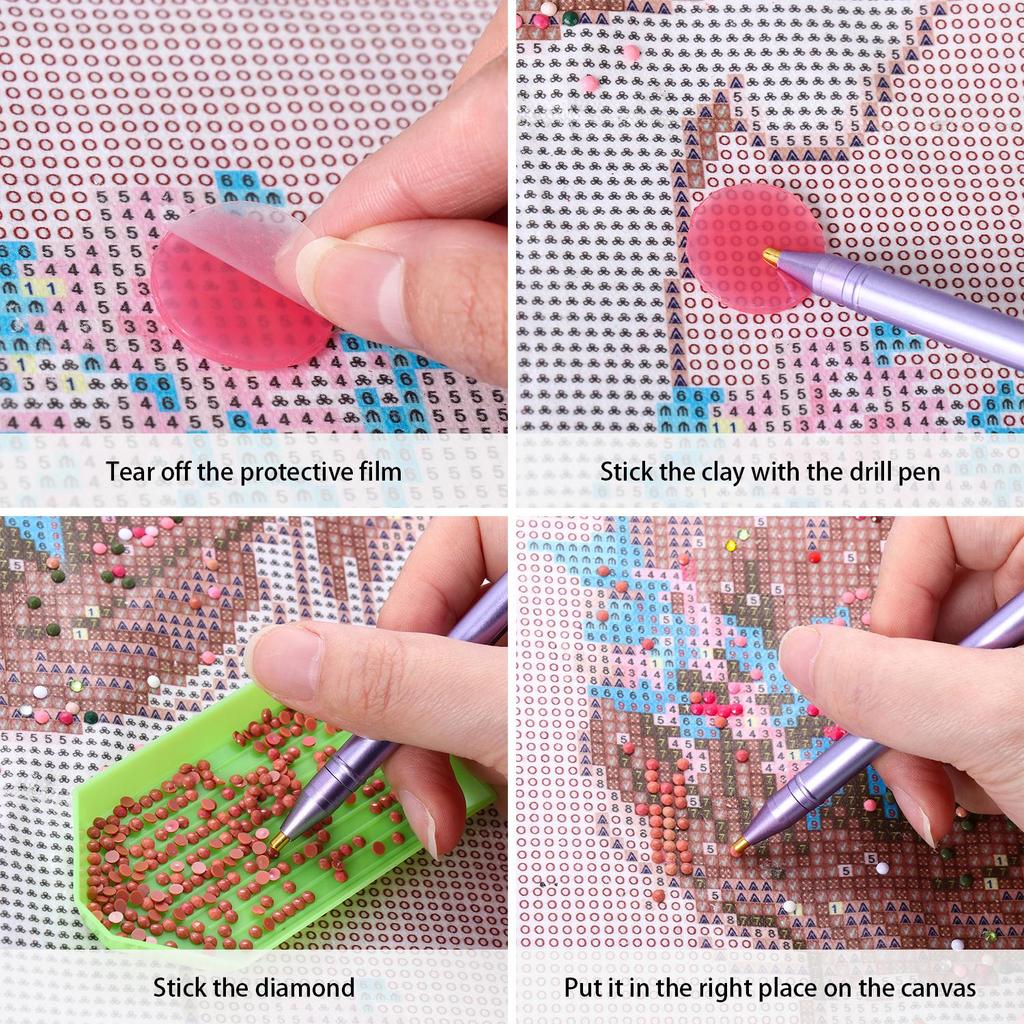 Drill Pen Drilling Mud Diamond Painting Clay Storage Box Diamond Painting Glue Drill Pen Drilling Mud Diamond Painting Clay Storage Box Diamond Painting Glue