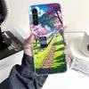 Retro Japanese Sakura Train Phone Case For Samsung Galaxy A13 A14 A15 A16 A17 A53 A54 A55 A56 A57 A33 A34 A35 A36 A37 A23 A24 A2
