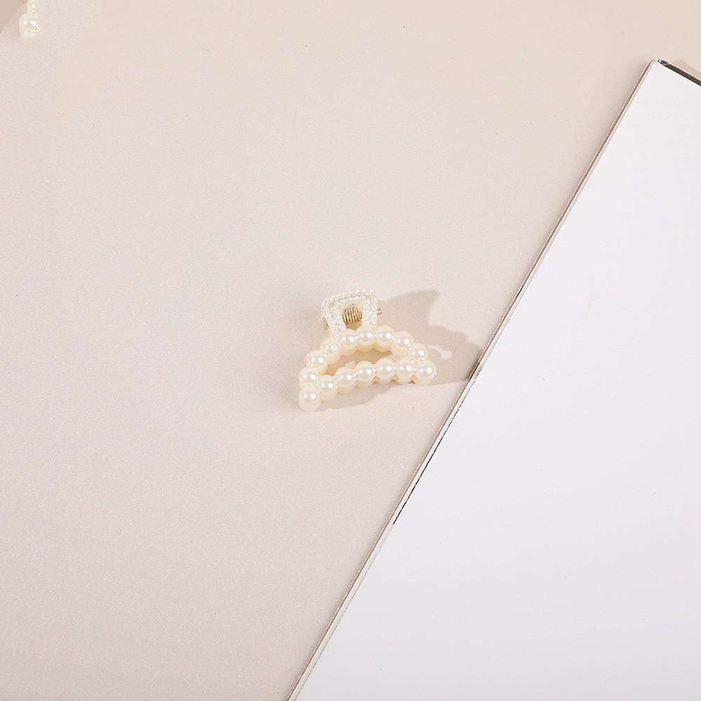 

Белый Мини Жемчужный Коготь Для Волос Женщины Девочки Пластиковый Геометрический Цветок Краб Коготь Зажим Маленькие Шпильки Волосы Краб Для Девочек Инструменты Для Волос