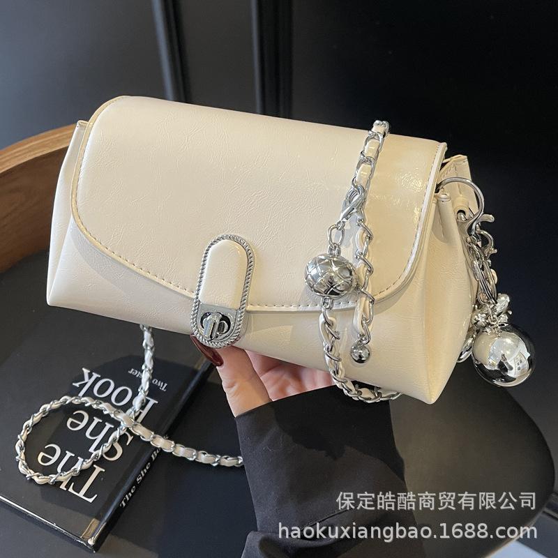 Premium Chain Bag Women's 2025 New Fashion Small Square Bag Versatile Retro Spring and Summer Shoulder Messenger Bag Women's Bag