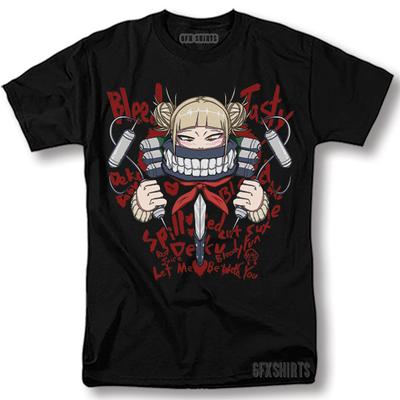 Koszulka Himiko Toga Koszulka My Hero Academia Koszulka Anime Cosplay Manga