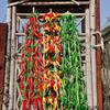 Chili Faux Corn & Fruit Hanging String Farmhouse Restaurant Decoration Prop