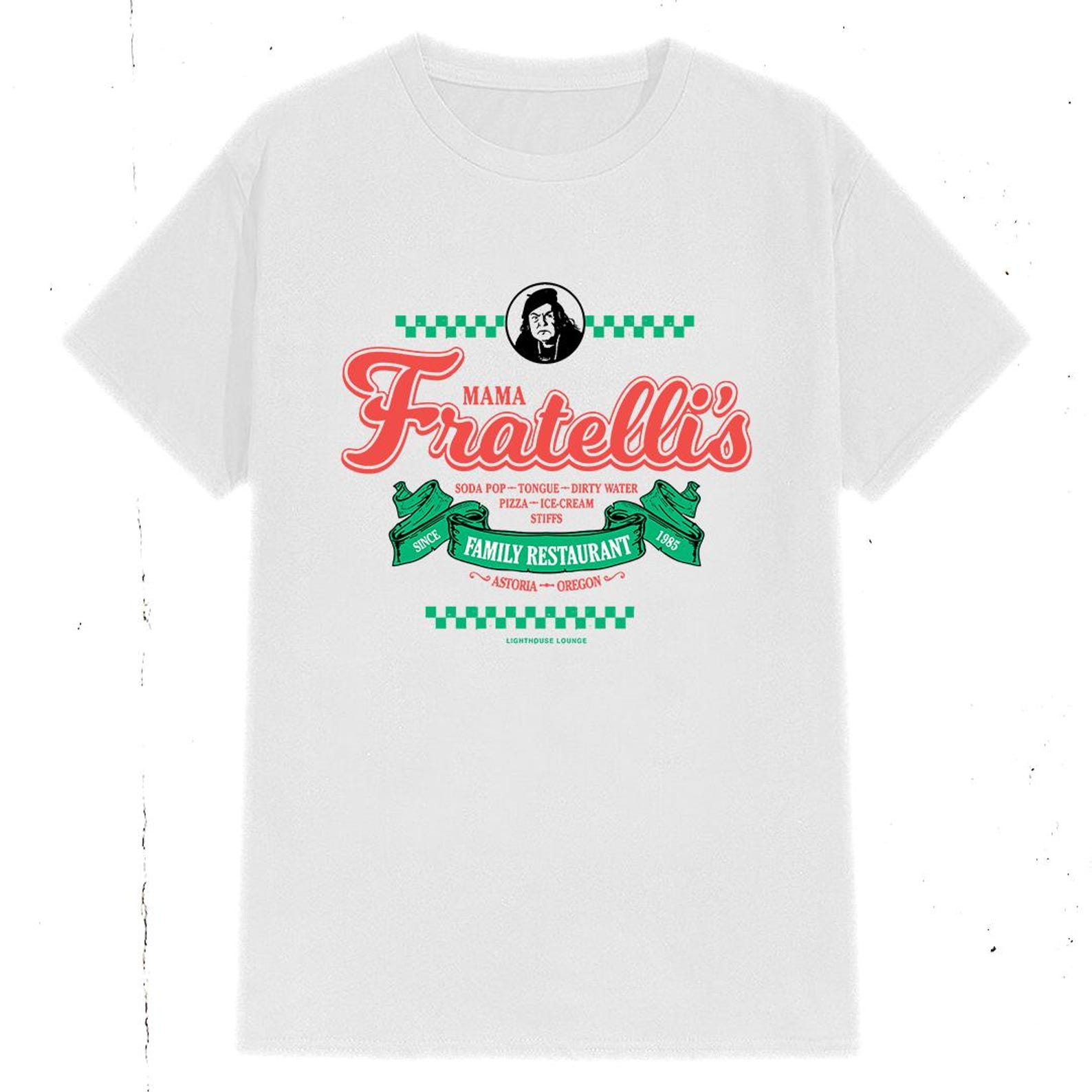 Fratelli s Family Restaurant The Goonies Movie T shirt XL
