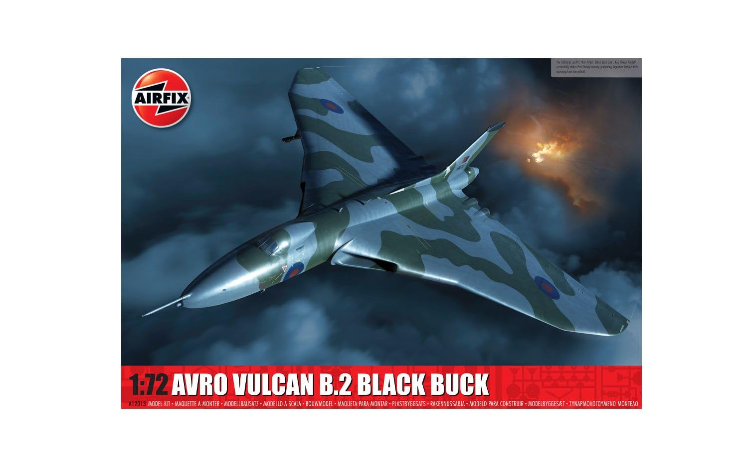 

Пластиковая модель Airfix Avro Vulcan Operation Blackback X12013 1/72 B.2