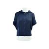 LA VITA JUNKO Button Up Hood Short Sleeve Vest Ltsvt003 