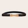 Waist Metallic Ladies Belt With Snap Button Closure For Dresses And Wear Casual