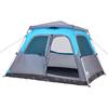 Dome Family Tent for 6 Persons Blue Quick Release System