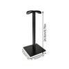 Universal Aluminum Headphone Stand Headsets Holder With Touch Control Lighting Modes And Space Saving Vertical Design