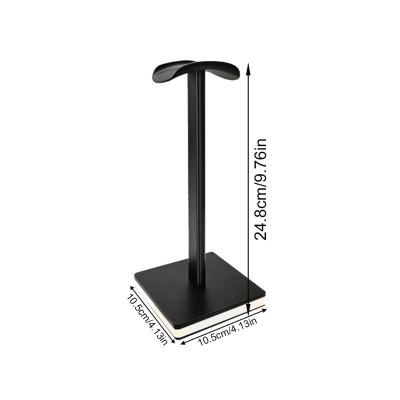 Universal Aluminum Headphone Stand Headsets Holder With Touch Control Lighting Modes And Space Saving Vertical Design
