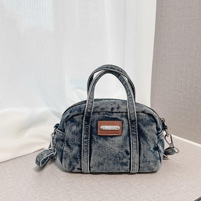 Handbag Women's Denim Vintage Shoulder Small Square Bag