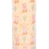 Something Different Howdy Floral Cowboy Boot Tube Candle