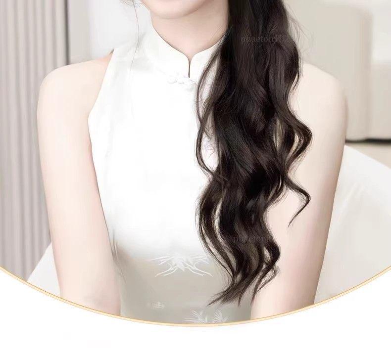 Chinese Water Ripple Ponytail Claw Clip for Hanfu, Cheongsam & Traditional Styles