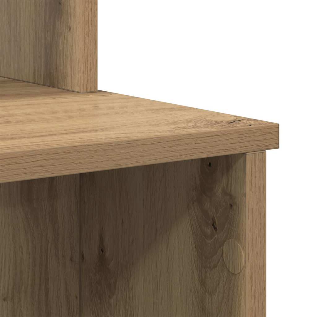 Artisan Oak Desk 120.5 x 44 x 88.5 cm Engineered Wood