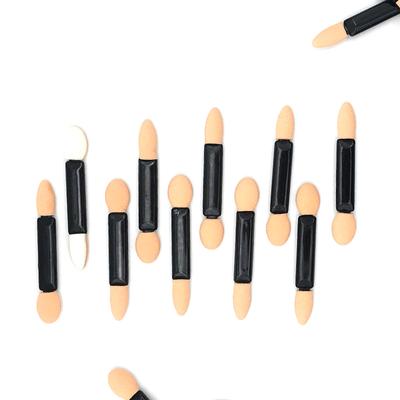10 ks Jednorazový štetec na očné tiene Obojstranná špongia Latexová súprava Štetce na make-up na očné tiene Pre kozmetický aplikátor Make-up