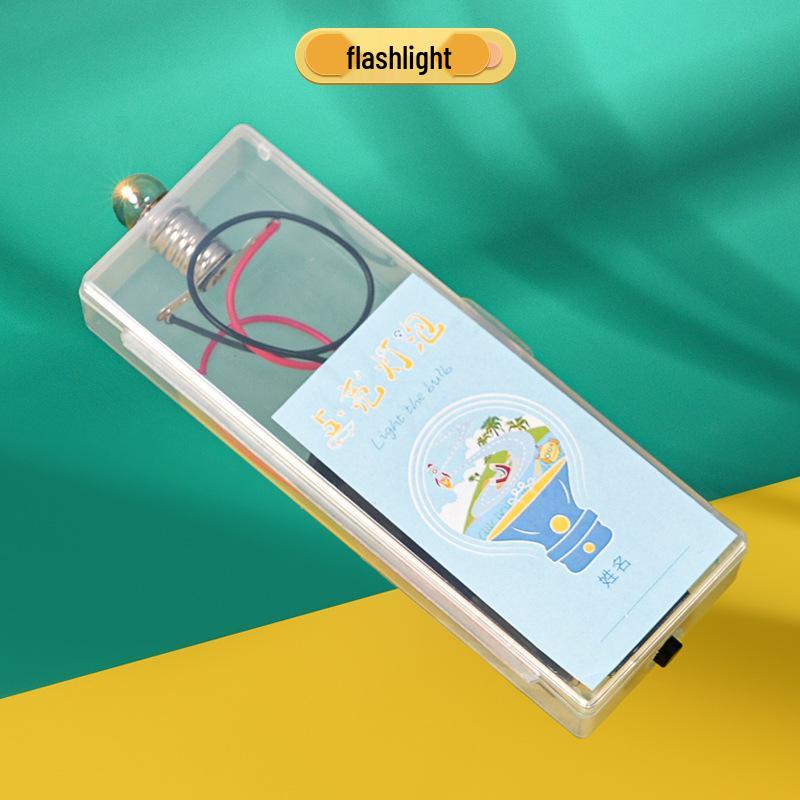DIY Science Experiment STEAM Flashlight Model for Students and Kids