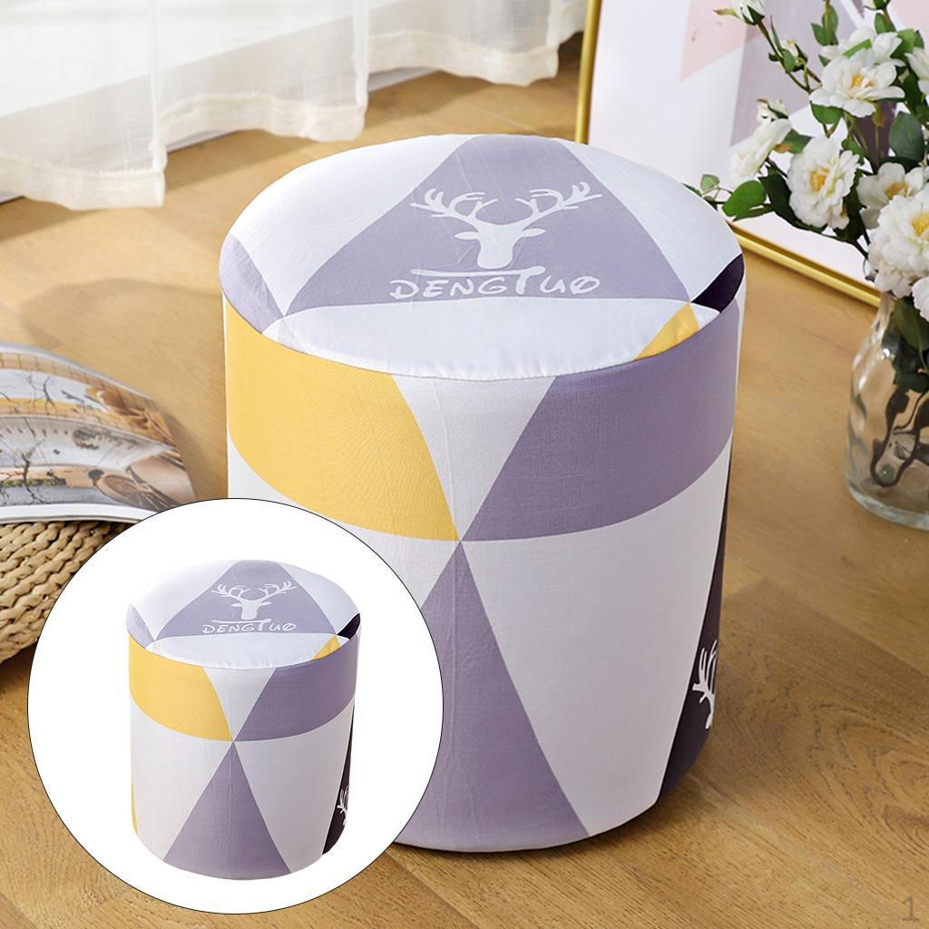 

Эластичный чехол для сиденья, круглый, из спандекса, съемный, можно стирать, подходит для столовой, бара Yellow