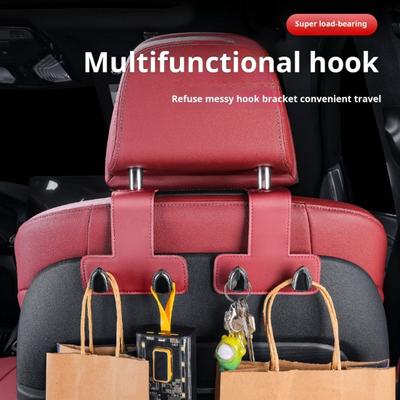 Hák na hlavovou opěrku autosedačky Univerzální věšák na odkládání vozidla Silná nosnost Snadná instalace Univerzální skrytý multifunkční hák pro auto