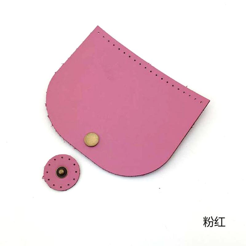 5pcs Bag Flip Cover PU Leather Magnetic Buckle Purse Handmade Bottom for DIY Handbag Shoulder Bags Making Accessories 10x12cm