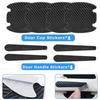 8PCS Car Door Handle Bowl Sticker Anti-Scratch Toughness Cover Trims Accessories