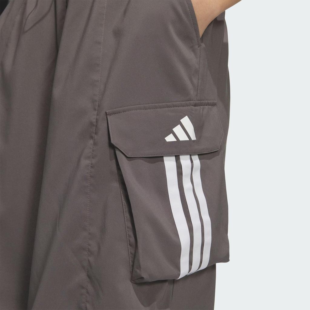 Adidas Value Range Tracksuit Bottoms Logo Multi-Pocket Loose Fit Sports Casual Pants Women Bottoms Charcoal-Gray JZ2333