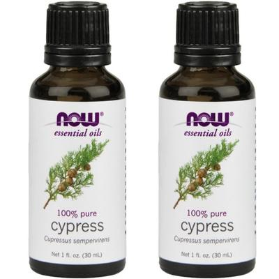 Now Foods Pure Essential Aroma Oil Cypress 30ml 2 Pcs