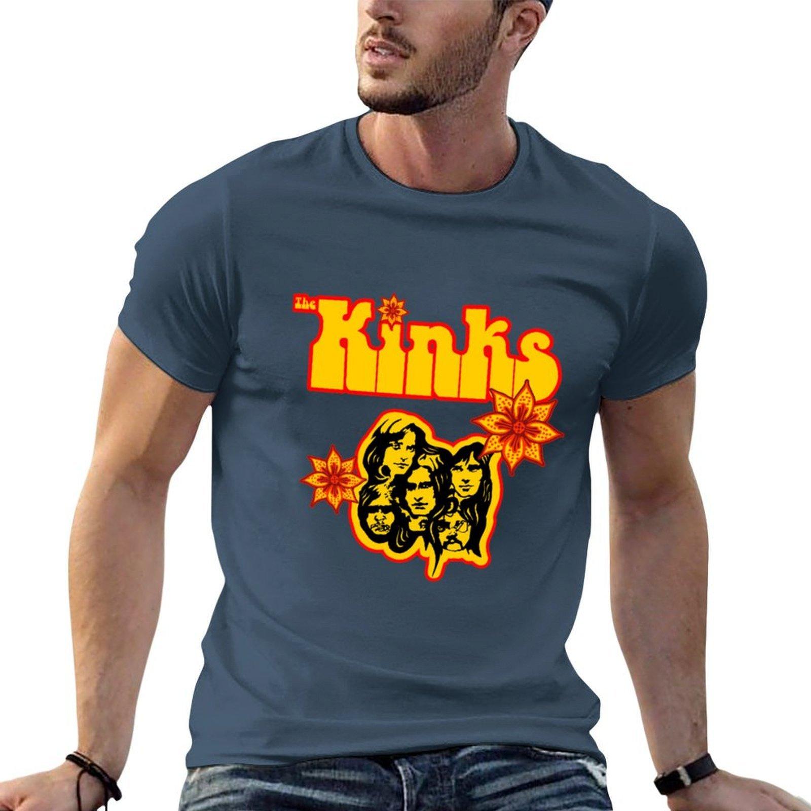 Rock The Kinks Band Main Members Tshirt T Shirt Unisex 100 Cotton Luxury Brand Unisex T Shirt Graphic Unisex T Shirts Graphic Tshirt S