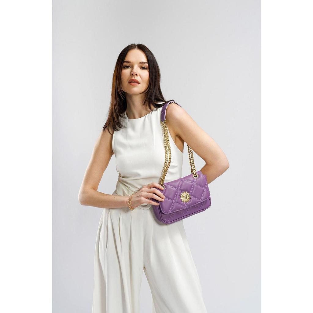 Kapitone Patterned Woman Hand And Shoulder Bag