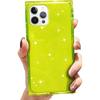 Square Glitter case for iPhone 12 Pro, Green