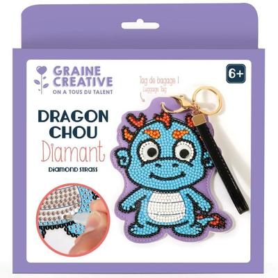 Mosaic Kit - GRAINE CRÉATIVE - Baby Dragon - 14 X 10.5 Cm - DIY - Multicolor