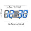 Desktop Alarm Clock 3 Brightness Levels Colorful Led Digital 3D Clock With Date Time Temperature Function