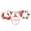 20Pcs/Set Enamel Alloy Mixed Christmas Charms Pendant Jewelry DIY Craft Making Supplies Fashion Jewelry Festive Party Supplies