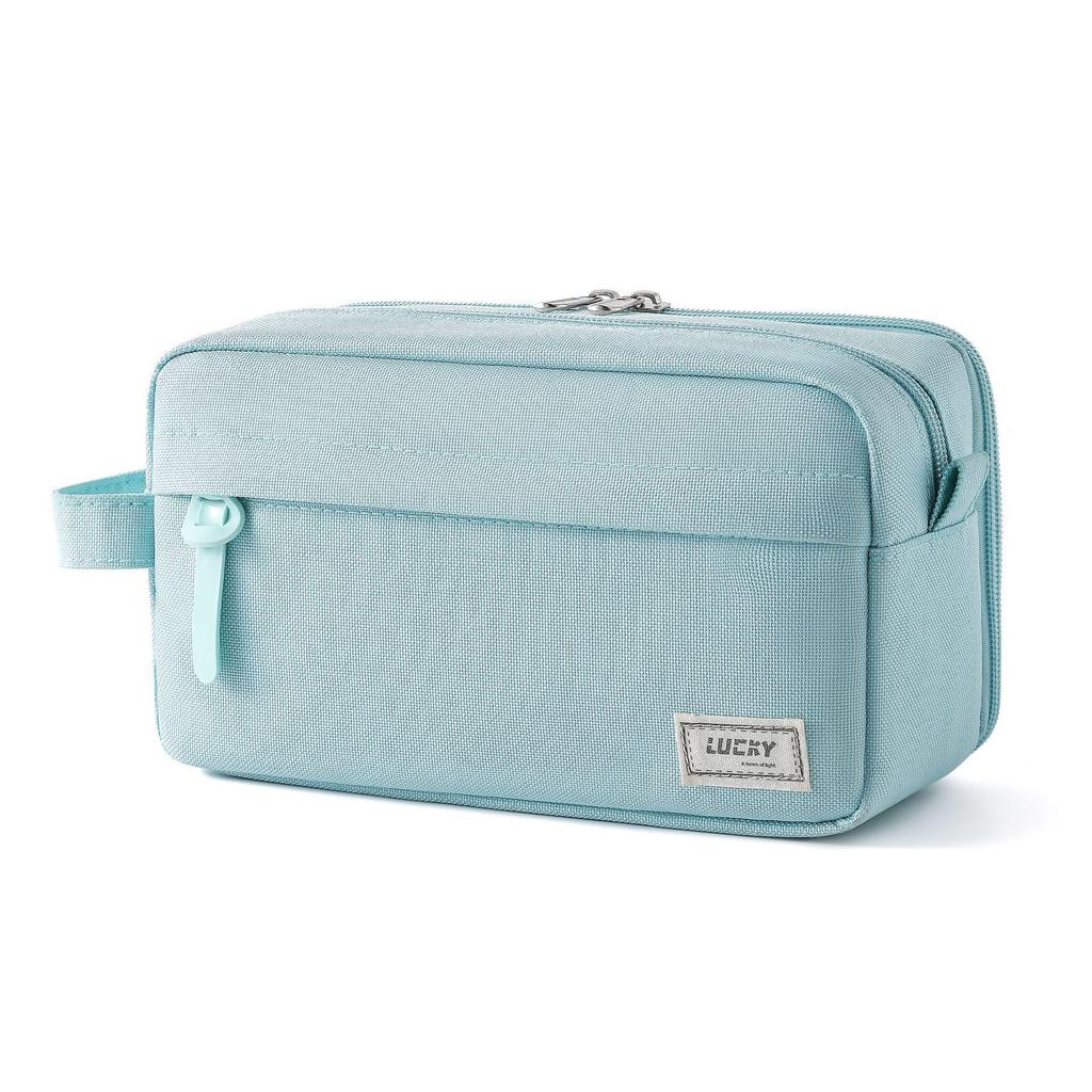 Oxford High-Gloss Pencil Case for Students, Large Capacity Double-Sided Stationery Bag