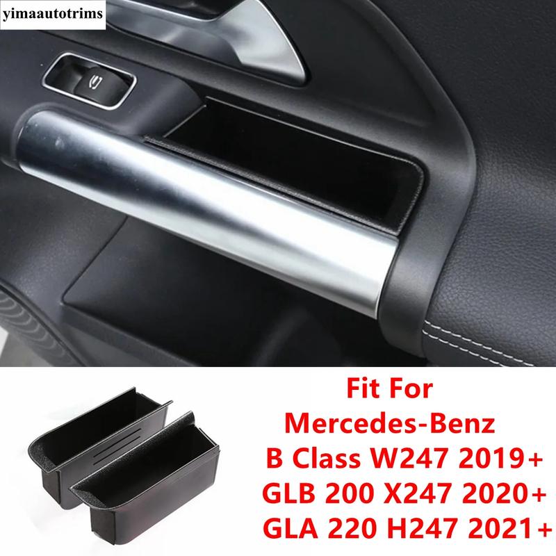 Car Front Door Armrest Storage Box Accessories For Benz B Class W247  - 2024 / GLB X247  - 2024 / GLA H247  - 2024