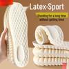 Men's and Women's Super Soft Latex Insoles: Thick, Comfortable, Odor-Resistant, Sweat-Absorbent, Ideal for Long Standing Periods