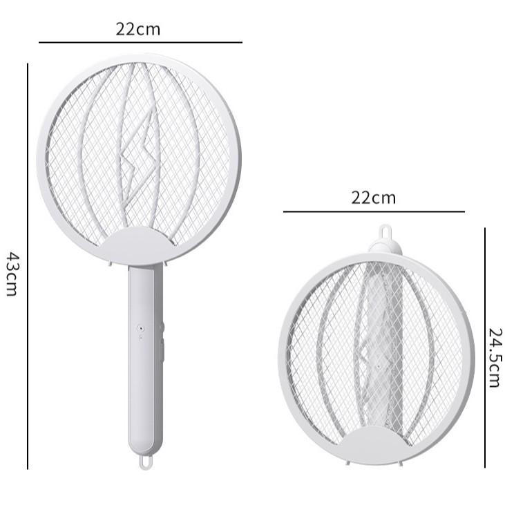 Exclusive Link Foldable Rechargeable Electric Mosquito Swatter & Killer Lamp with Automatic Lure